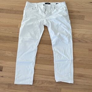 Mavi Men's Crisp White Slim Jeans